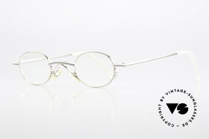 Christian Roth 2400 Kleine Ovale Brillenfassung, Gr. SMALL: Glashöhe = 27mm, Glasbreite = 37mm, Passend für Herren und Damen