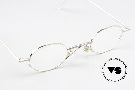 Christian Roth 2400 Kleine Ovale Brillenfassung, puristisch, reduziert = Rahmendesign: Bauhaus Stil, Passend für Herren und Damen