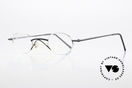 Christian Roth 2400 Kleine Ovale 90er Brille, Gr. SMALL: Glashöhe = 27mm, Glasbreite = 37mm, Passend für Herren und Damen