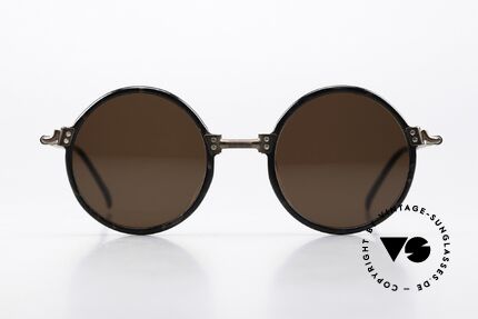 Jean Paul Gaultier 55-7261 Runde 90er Designerbrille, rare Designer-Sonnenbrille; leicht und komfortabel, Passend für Herren und Damen