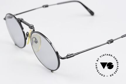 Jean Paul Gaultier 56-9171 Rare 90er Faltsonnenbrille, leicht getönte Sonnengläser (auch abends tragbar), Passend für Herren und Damen