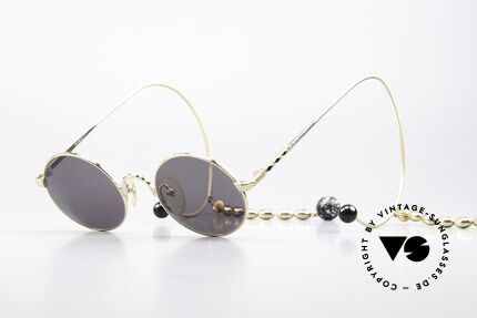 Jean Paul Gaultier 55-9673 Sonnenbrille Mit Perlenkette Details