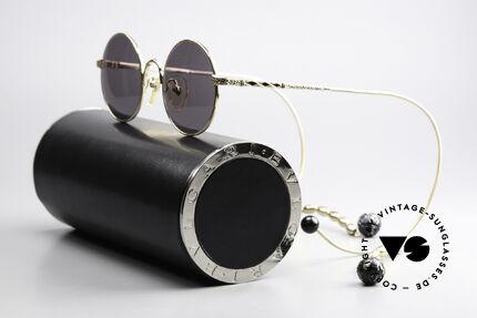 Jean Paul Gaultier 55-9673 Sonnenbrille Mit Perlenkette, herausragende Verarbeitung und aufwändige Details, Passend für Damen