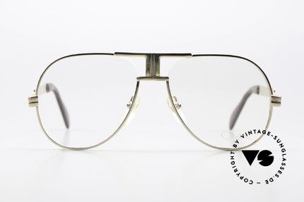 Cazal 702 Ultra Seltene 70er Brille, monumentale Metall-Fassung; produziert in Passau, Passend für Herren