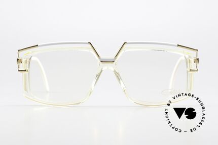 Cazal 329 Alte Hip Hop Brille 80er, Designer-Brille vom legendären Cari Zalloni (CAZAL), Passend für Herren und Damen