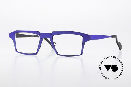 Theo Belgium Eye-Witness WB Eckige Designerbrille Unisex Details