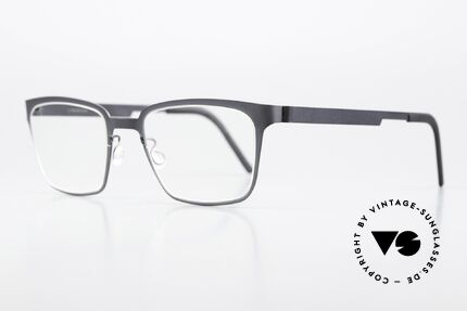 Lindberg 9627 Strip Titanium Markante Designerbrille, federleicht und dennoch sehr stabil und sehr langlebig, Passend für Herren und Damen
