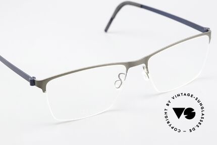 Lindberg 7405 Strip Titanium Markante Herrenbrille 2018, ungetragenes Designerstück mit original Lindberg Etui, Passend für Herren