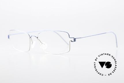 Lindberg Flemming Air Titan Rim Eckige Titaniumbrille Unisex, so zeitlos, stilvoll und innovativ = Prädikat "VINTAGE", Passend für Herren und Damen