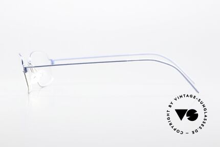 Lindberg Flemming Air Titan Rim Eckige Titaniumbrille Unisex, ungetragenes Designerstück + orig. Lindberg Hart-Etui, Passend für Herren und Damen
