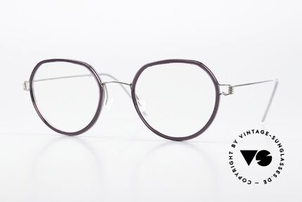 Lindberg Gillian Air Titan Rim Silber Glänzend Dark Violet Details