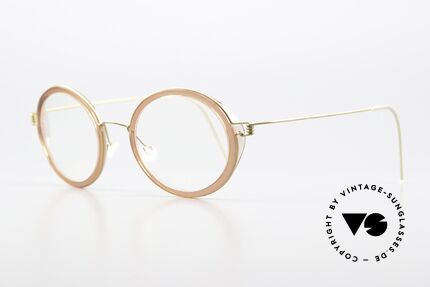 Lindberg Fay Air Titan Rim Titan Fassung Damen Farbe, markant veredelte Air Titanium Version mit Azetat-Rand, Passend für Damen
