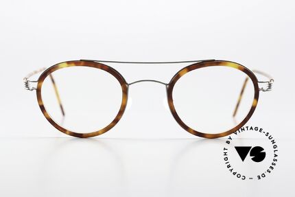 Lindberg Teitur 44 Air Titan Rim Leichte Pantobrille Unisex, Unisex-Modell TEITUR in Farbe K25/10 mit Oberbalken, Passend für Herren und Damen