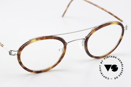 Lindberg Teitur 44 Air Titan Rim Leichte Pantobrille Unisex, ungetragenes Designerstück mit orig. Lindberg Hart-Etui, Passend für Herren und Damen