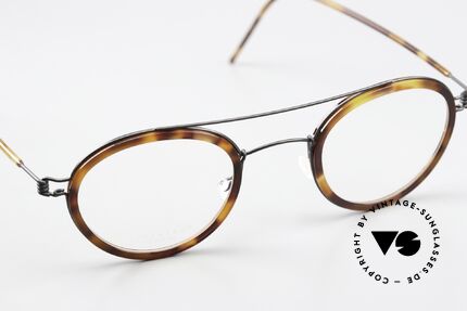 Lindberg Teitur 44 Air Titan Rim Titanbrille Aus Dänemark, ungetragenes Designerstück mit orig. Lindberg Hart-Etui, Passend für Herren und Damen