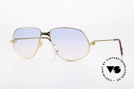 Cartier Panthere G.M. - XL Gläser Babyblau Pink Verlauf Details