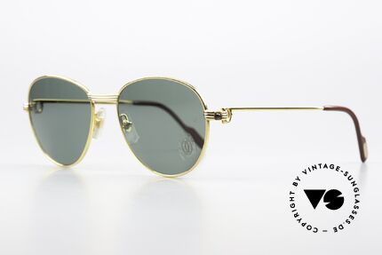Cartier S Saphirs 0,94 ct - M Brille Mit Echten Saphiren, mit echten Saphiren als Bügeldekor (insg. 0,94ct), Passend für Damen