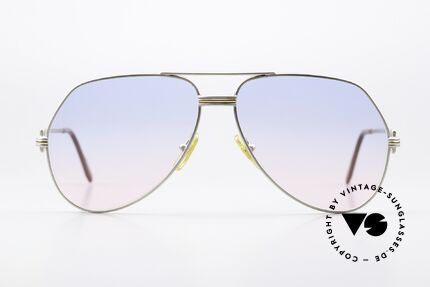 Cartier Vendome LC - L Gläser Babyblau-Pink Verlauf, wurde 1983 veröffentlicht & dann bis 1997 produziert, Passend für Herren
