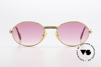 Cartier Saint Honore - S Sonnengläser Pink Verlauf, edles & zeitloses Design in SMALL-Größe 49°18, 130, Passend für Herren und Damen
