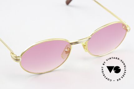 Cartier Saint Honore - S Sonnengläser Pink Verlauf, 2nd hand Modell im neuwertigen Zustand + orig. Etui, Passend für Herren und Damen