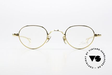 Lunor V 103 Zeitlose Brille Gelbgold, ohne große Logos; stattdessen mit zeitloser Eleganz, Passend für Herren und Damen
