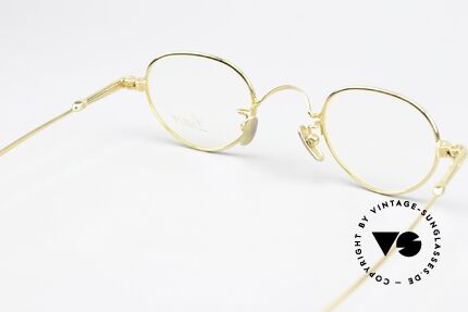 Lunor V 103 Zeitlose Brille Gelbgold, Größe: small, Passend für Herren und Damen