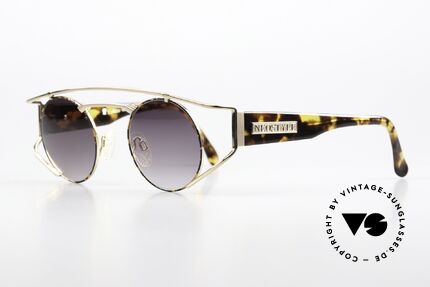Neostyle Superstar 1 Steampunk Vintage Brille, gelb-bräunlicher Farbton in einer Art 'camouflage', Passend für Herren und Damen