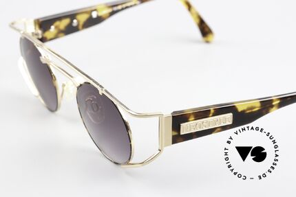 Neostyle Superstar 1 Steampunk Vintage Brille, sämtliche Metallteile sind hochwertig vergoldet, Passend für Herren und Damen