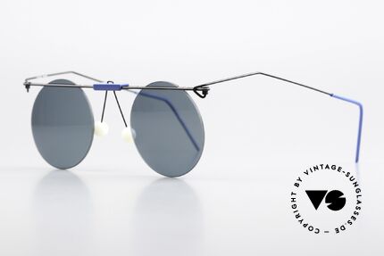 Kim Buck DK No Retro Vintage Sonnenbrille, mal was anderes ('Kunst'-Brille für Individualisten), Passend für Herren und Damen