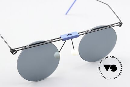 Kim Buck DK No Retro Vintage Sonnenbrille, Sonnengläser (100% UV) sind ggf. beliebig ersetzbar, Passend für Herren und Damen