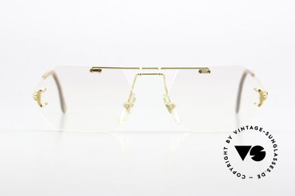Emmel 3000 Randlose Kunstbrille Bauhaus, ein Synonym für anspruchsvolle rahmenlose Brillen, Passend für Herren und Damen