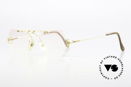 Emmel 3000 Randlose Kunstbrille Bauhaus, filigran ausgeklügelte Formen; schlichtweg mondän, Passend für Herren und Damen