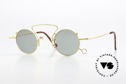 Kansai Yamamoto KY027E Crazy Rund 90er Sonnenbrille Details