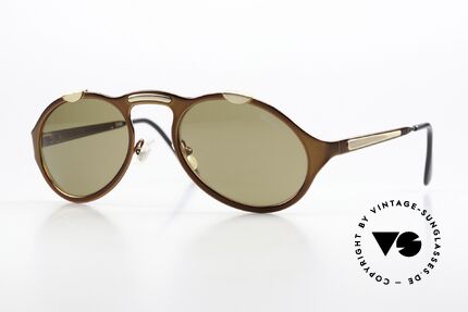 Bugatti 13169 Limited Luxus Vintage Sonnenbrille, elegante BUGATTI vintage Sonnenbrille; bronze-metallic, Passend für Herren