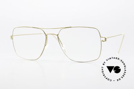 Lindberg Joshua Air Titan Rim Herrenbrille Eckig Aviator Details