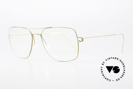 Lindberg Joshua Air Titan Rim Herrenbrille Eckig Aviator, sehr markante Designerbrille: eckiger "Aviator-Style", Passend für Herren