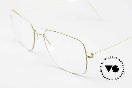 Lindberg Joshua Air Titan Rim Herrenbrille Eckig Aviator, hochwertig, stilvoll & innovativ = Prädikat "VINTAGE", Passend für Herren