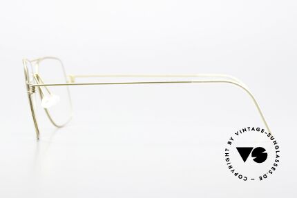 Lindberg Joshua Air Titan Rim Herrenbrille Eckig Aviator, ungetragenes Einzelstück + orig. Lindberg Magnet-Etui, Passend für Herren