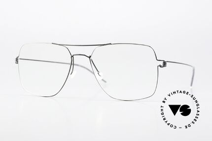 Lindberg Joshua Air Titan Rim Eckige Pilotenbrille Herren Details