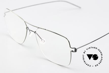 Lindberg Joshua Air Titan Rim Eckige Pilotenbrille Herren, hochwertig, stilvoll & innovativ = Prädikat "VINTAGE", Passend für Herren
