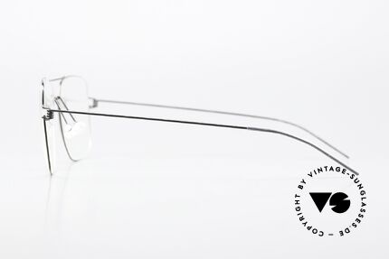 Lindberg Joshua Air Titan Rim Eckige Pilotenbrille Herren, ungetragenes Einzelstück + orig. Lindberg Magnet-Etui, Passend für Herren