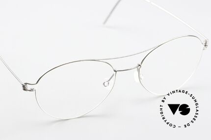 Lindberg Nomi 49 Air Titan Rim Weibliche Pilotenbrille, eleganter Rahmen ohne Schrauben, Nieten oder Lötungen, Passend für Damen