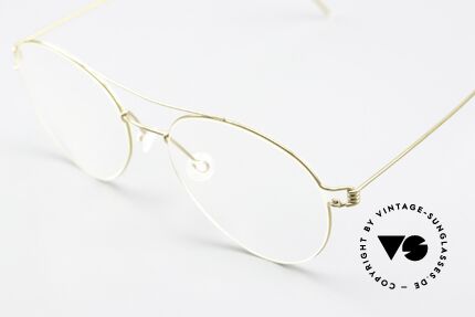 Lindberg Nomi 49 Air Titan Rim Weibliche Aviator Brille, extrem stabile Fassung, flexibel & elastisch, und nur 3g, Passend für Damen