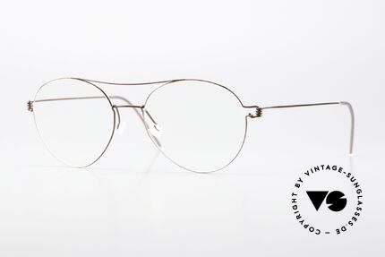 Lindberg Nomi 51 Air Titan Rim Feminine Aviator Brille Details