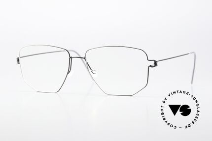 Lindberg Selim Air Titan Rim Eckige Brille Mattschwarz Details