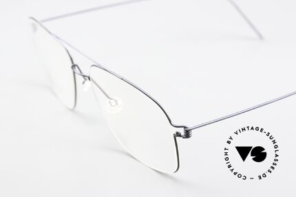 Lindberg Mikkel Air Titan Rim Herrenbrille Eckig Aviator, hochwertig, stilvoll & innovativ = Prädikat "VINTAGE", Passend für Herren