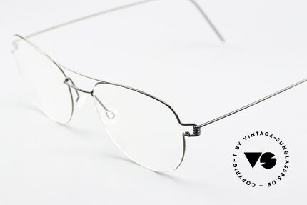 Lindberg Ole Air Titan Rim Runde Pilotenform Unisex, hochwertig, stilvoll & innovativ = Prädikat "VINTAGE", Passend für Herren und Damen