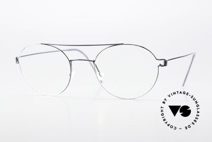 Lindberg Bruce 50 Air Titan Rim Feine Designerbrille Poliert Details