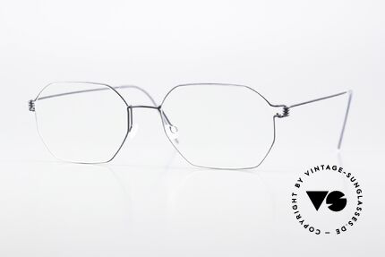 Lindberg Jeppe Air Titan Rim Eckige Brille In Matt Grau Details