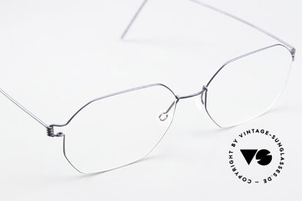 Lindberg Jeppe Air Titan Rim Eckige Brille In Matt Grau, Titan-Fassung kann natürlich beliebig verglast werden, Passend für Herren und Damen